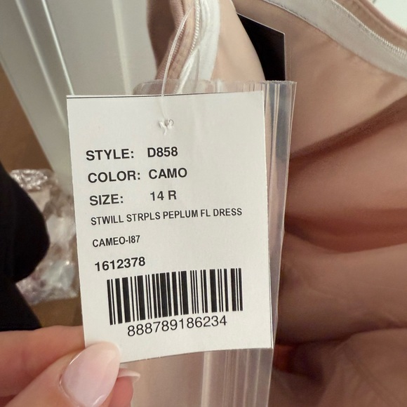 Alfred Sung Strapless Satin Maxi Dress - Picture 4 of 10